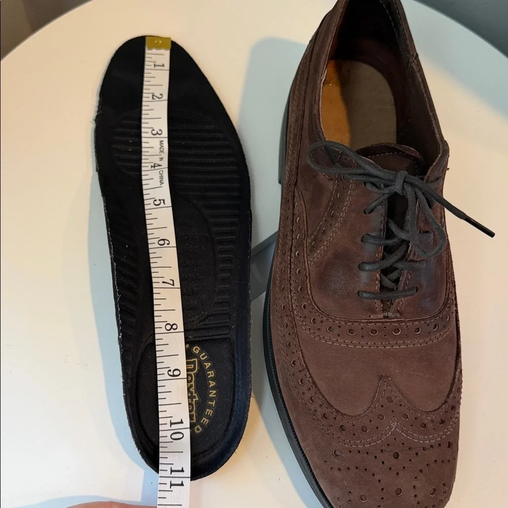 Dexter brown suede